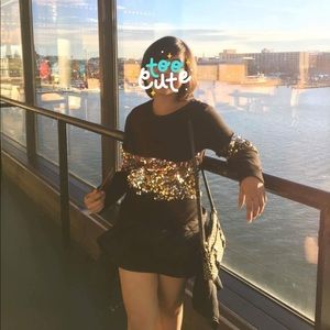 Long Sleeves Tunic with Sequin